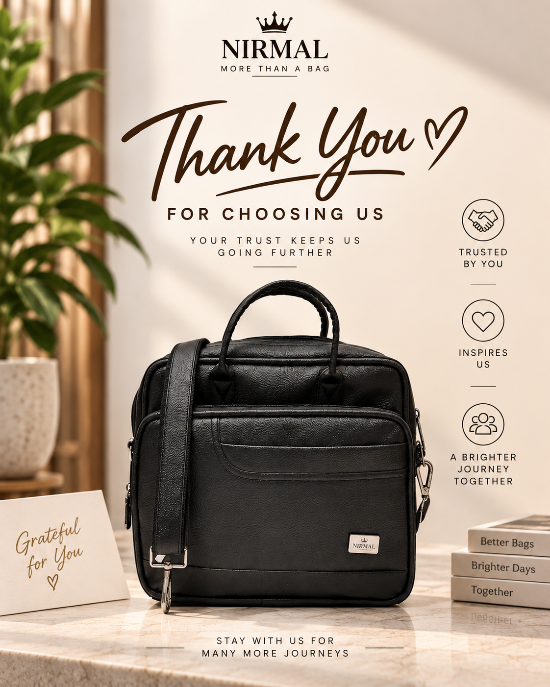 Premium Leather Laptop Office Bag