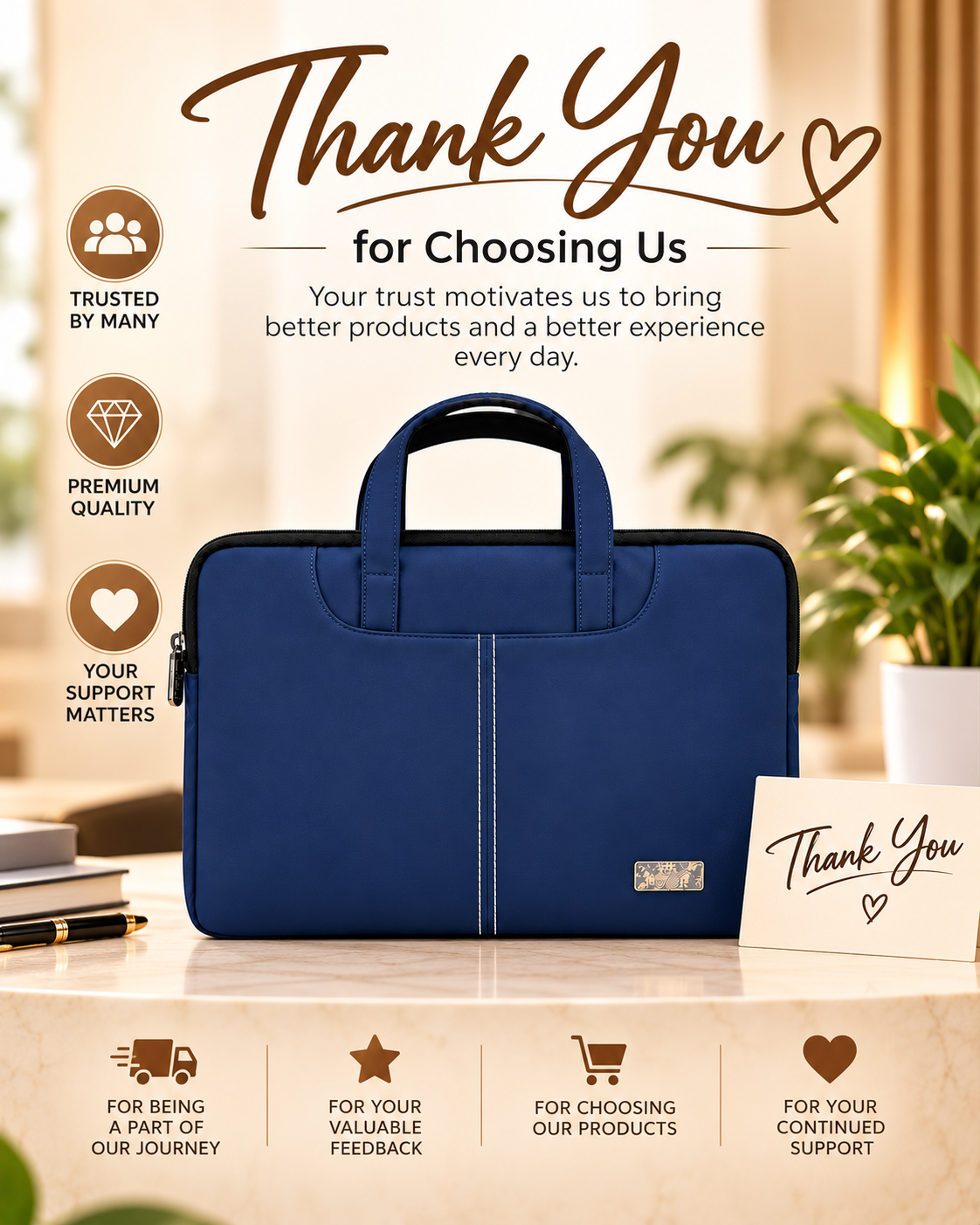 Nirmal Premium Laptop Bag for Men & Women