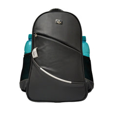 Full shot of a black backpack