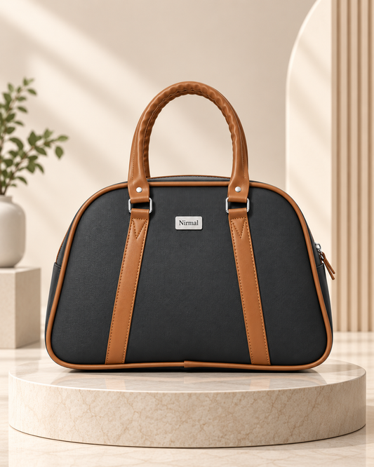Nirmal Executive Two-Tone Travel Duffel and Business Overnight Bag