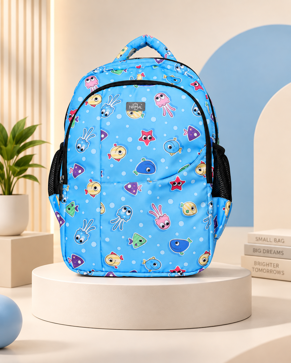 Nirmal Premium Blue Kids School Bag