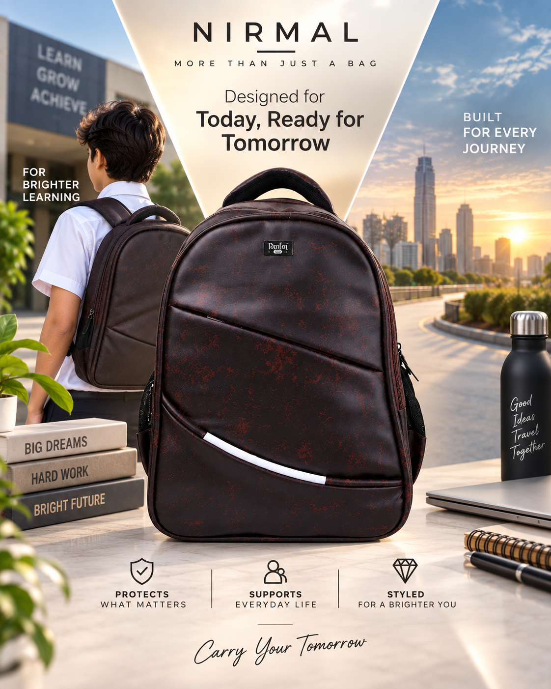 Nirmal College & School Backpack