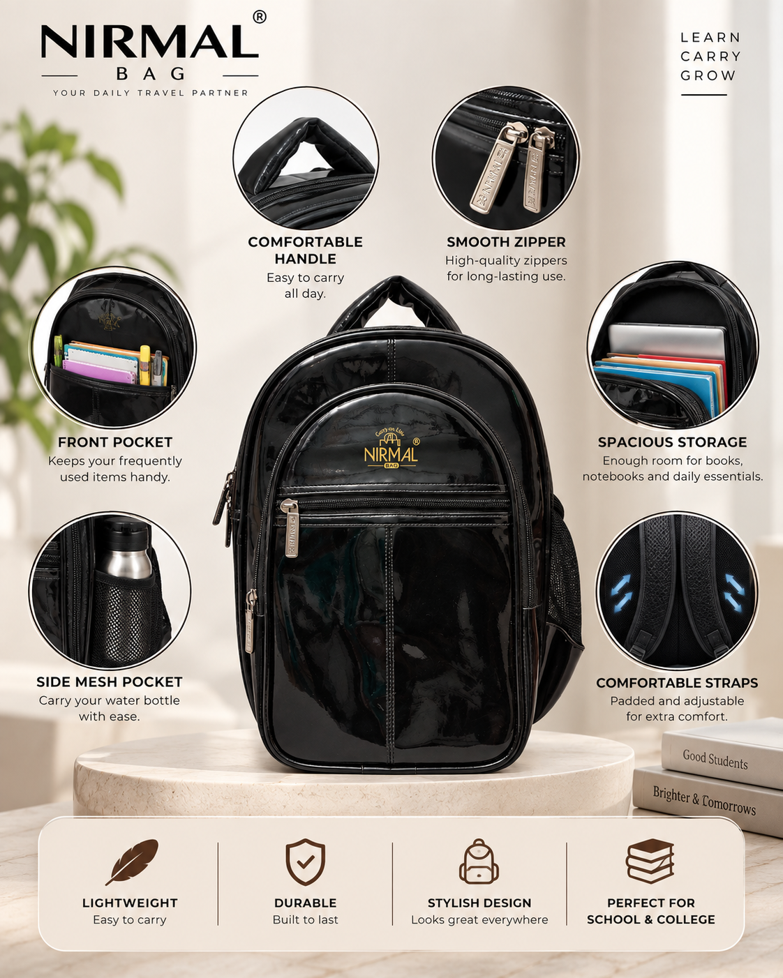 Nirmal Premium School & College Bag