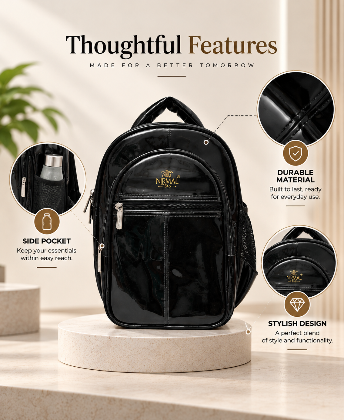 Nirmal Premium School & College Bag