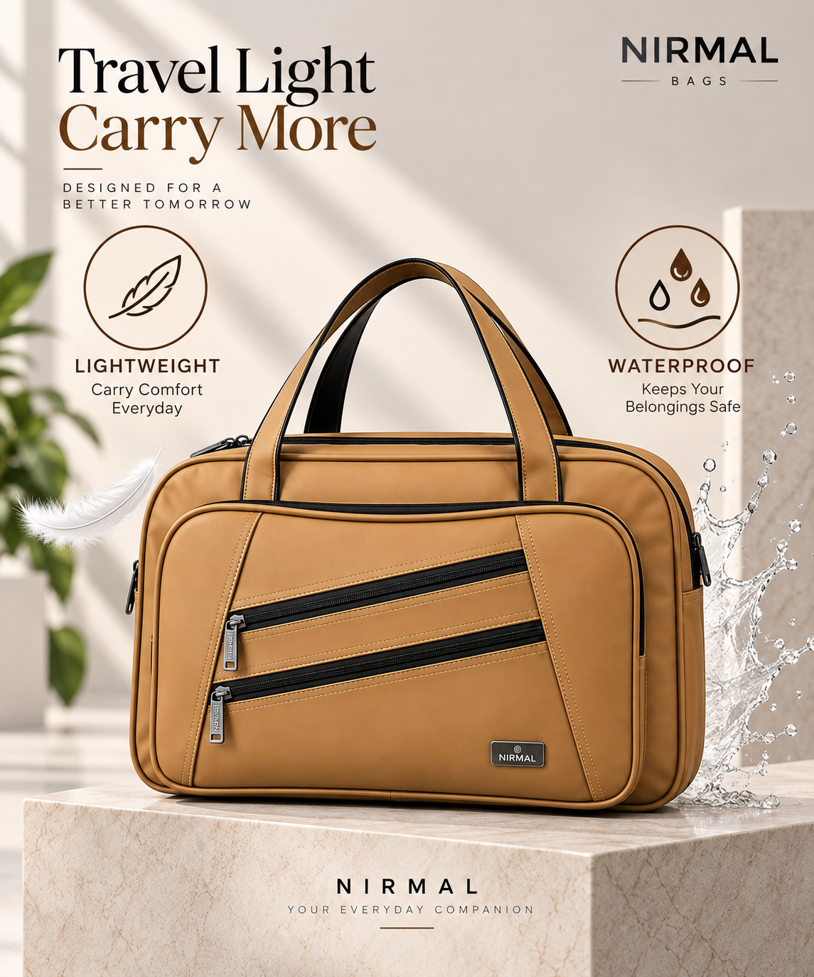Nirmal Premium Blue Travel & Duffel Bag