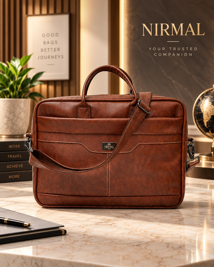 Premium Leather Office Laptop Bag