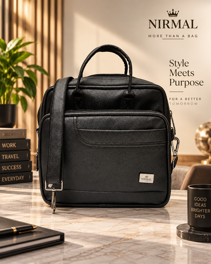 Premium Leather Laptop Office Bag