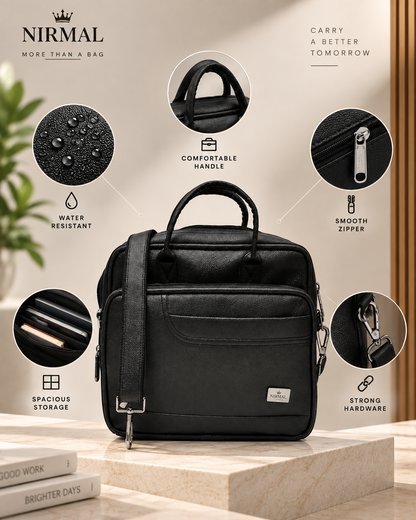 Premium Leather Laptop Office Bag