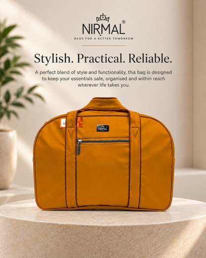 Yellow Travel Bag for Men & Women