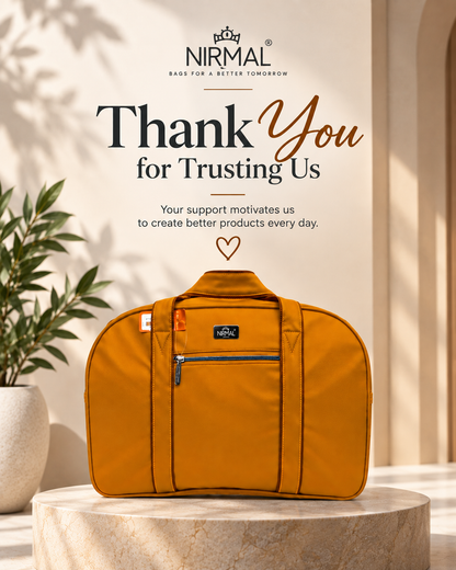 Yellow Travel Bag for Men & Women