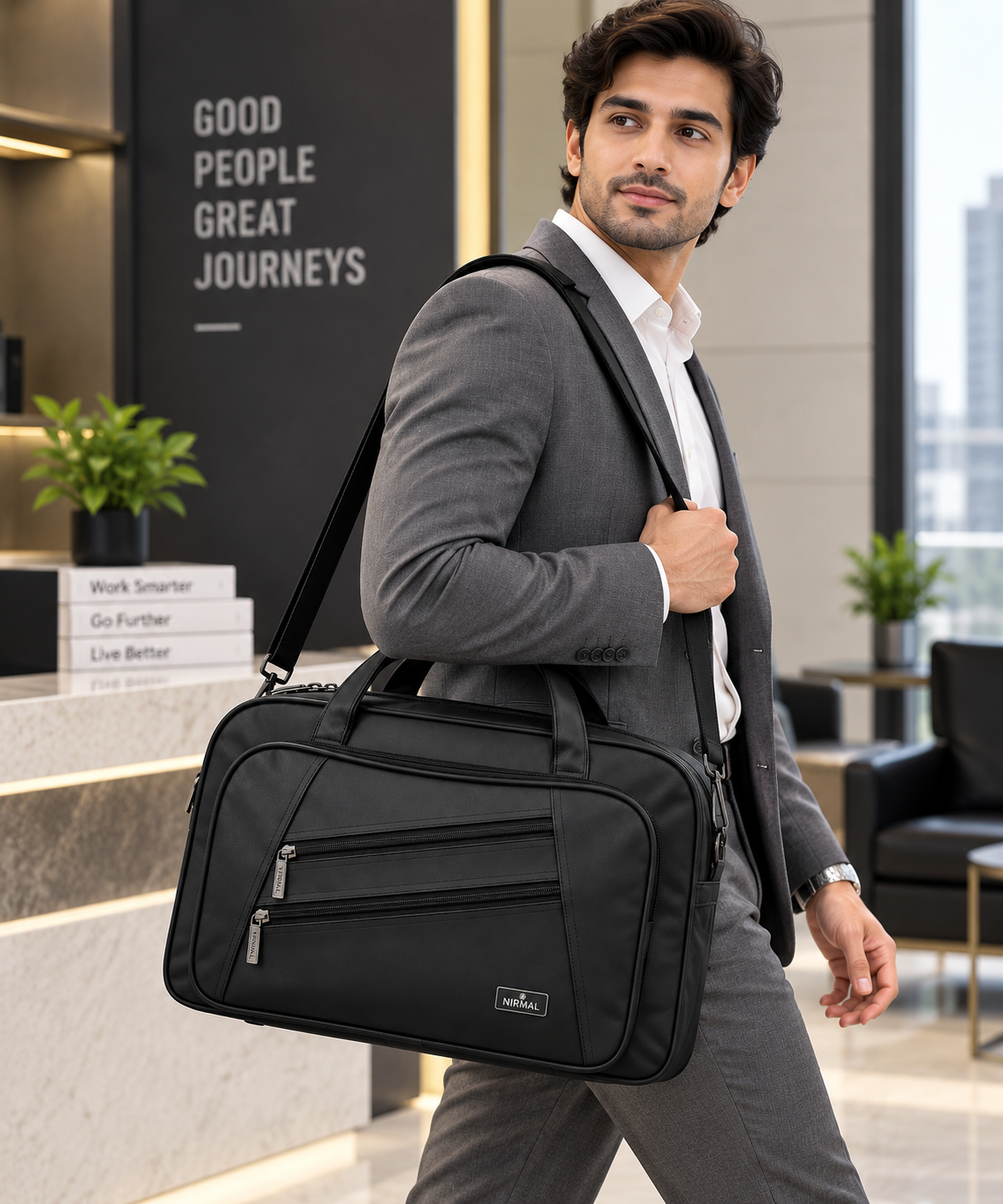 Nirmal Premium Blue Travel & Duffel Bag