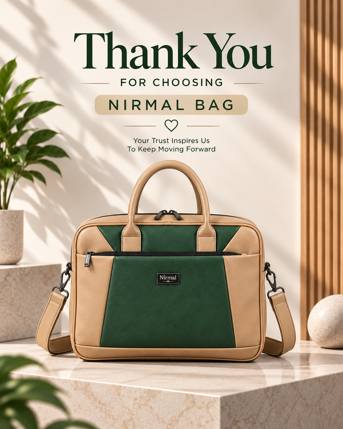 Nirmal Premium Laptop Office Bag