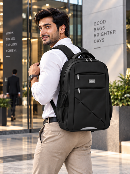 Nirmal Premium Beige Laptop Backpack
