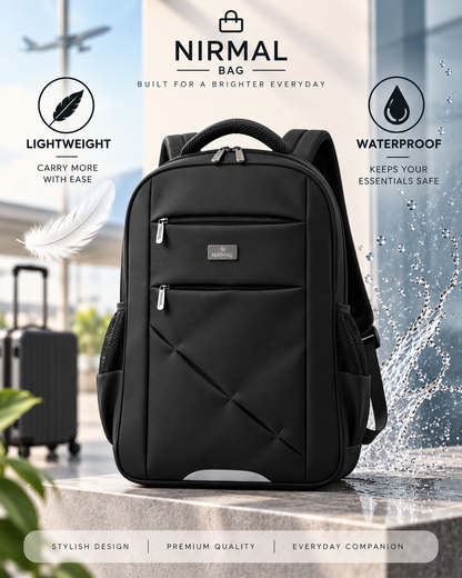 Nirmal Premium Beige Laptop Backpack
