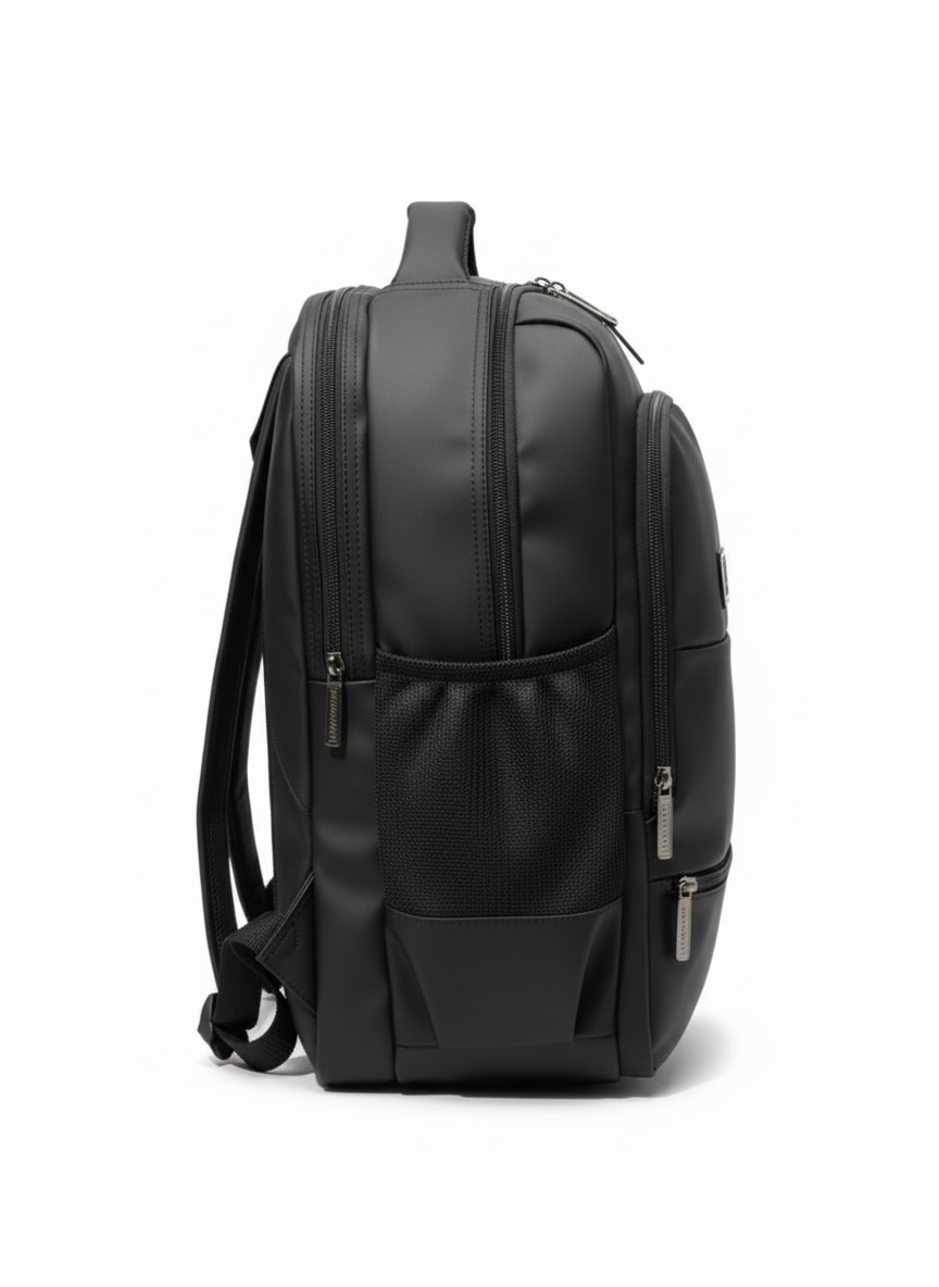 Premium Black Waterproof Laptop Backpack |