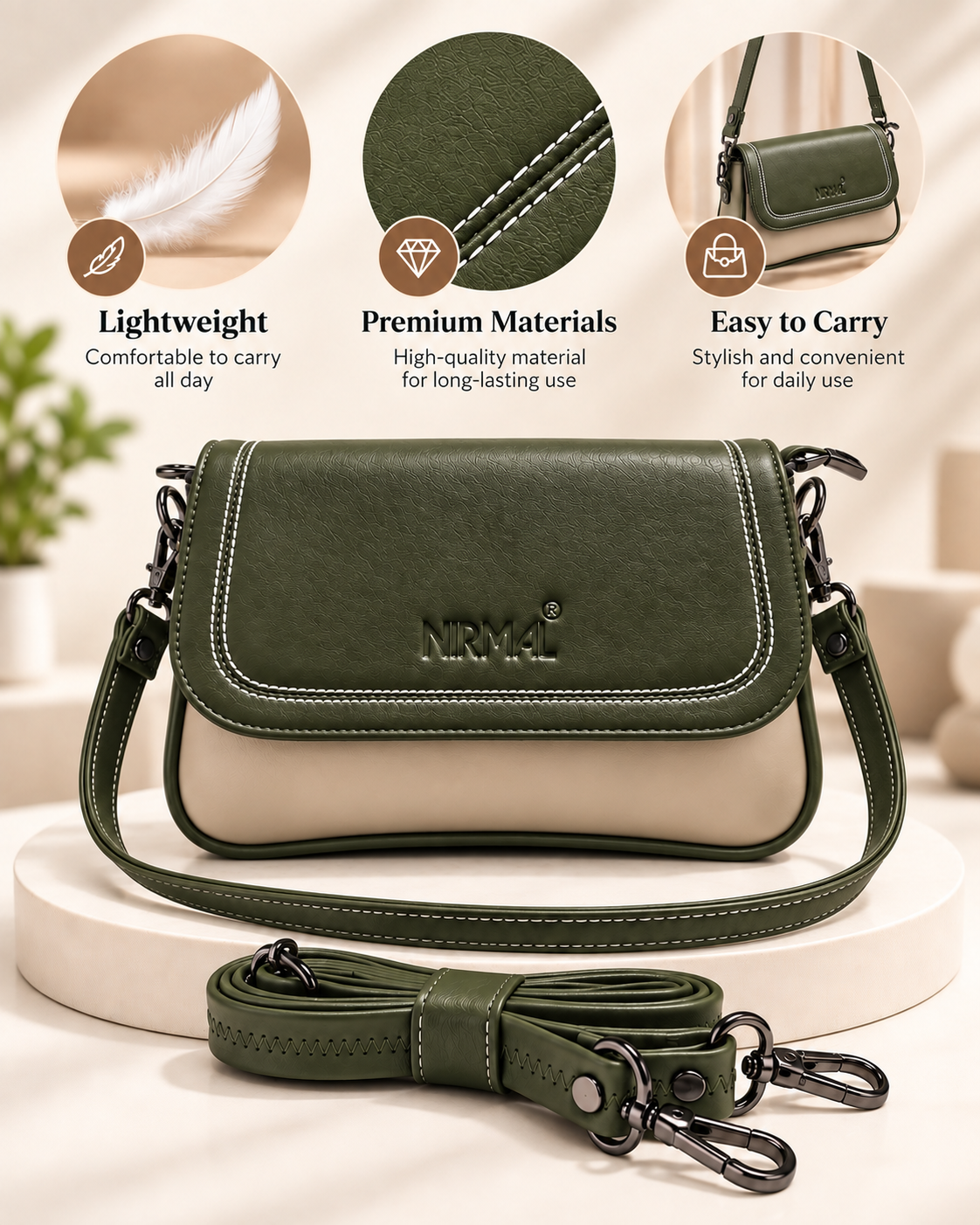 Nirmal Bag Women's Premium Sling Bag
