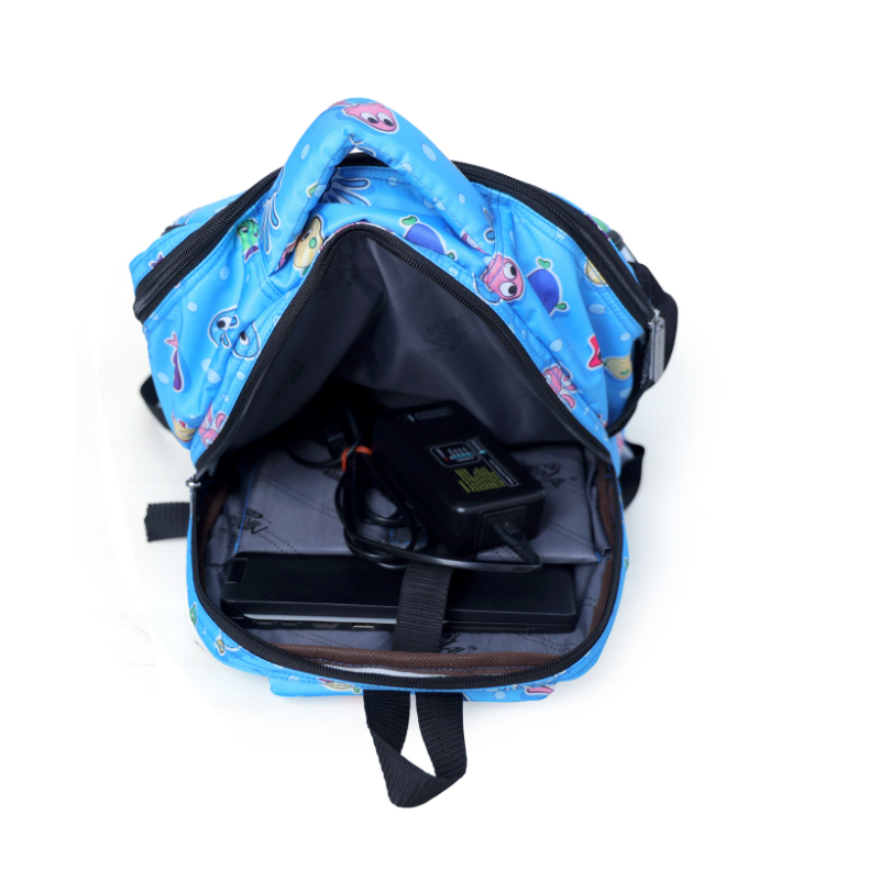 Nirmal bag Blue Zipper Laptop bag