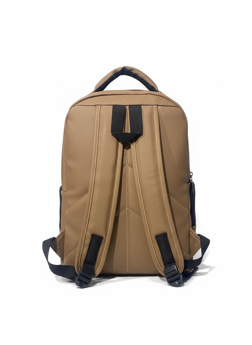 Premium Tan Waterproof Laptop Backpack