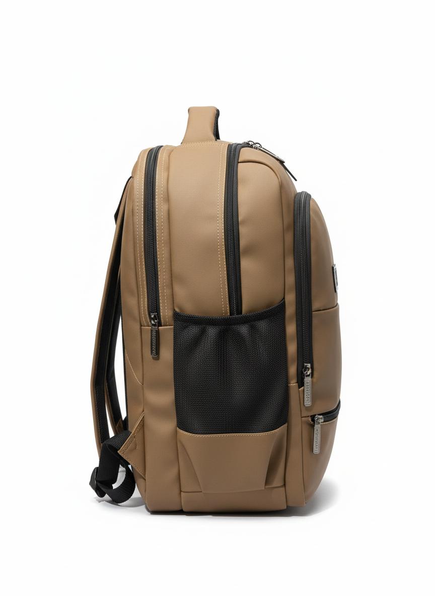 Premium Tan Waterproof Laptop Backpack