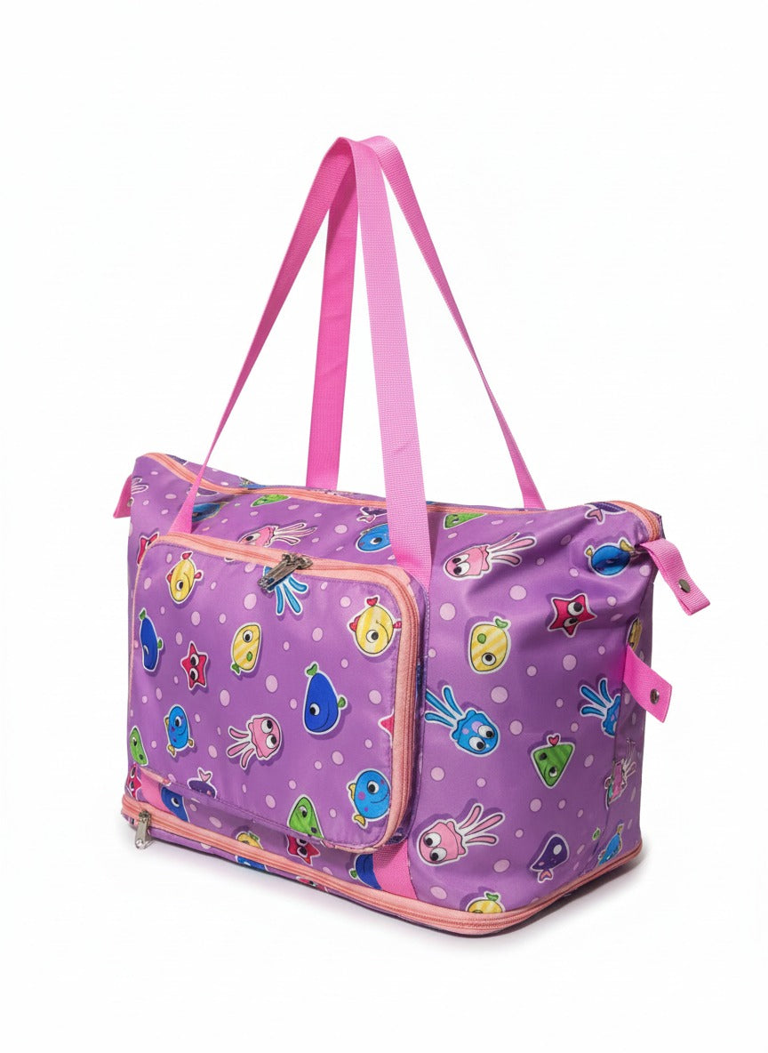 Purple  Waterproof Travel Tote Bag for women