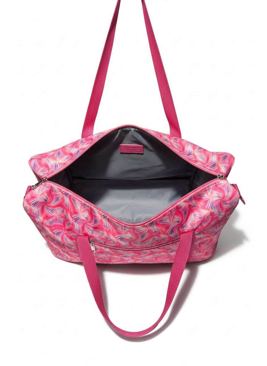 Pink Waterproof Baby Travel Tote Bag