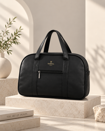 Nirmal Premium Black Travel Duffel Bag