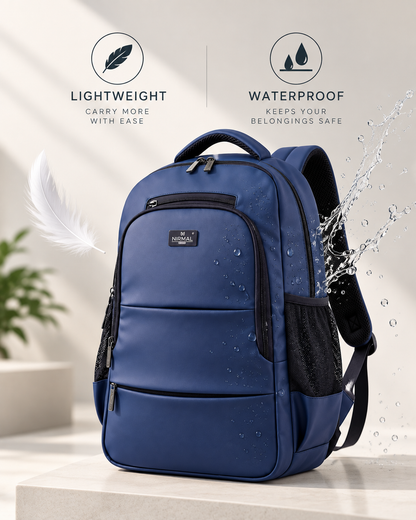 Nirmal Premium Blue Laptop Backpack