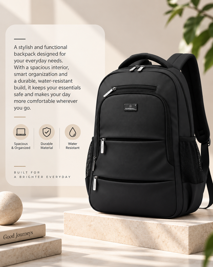 Nirmal Premium Blue Laptop Backpack