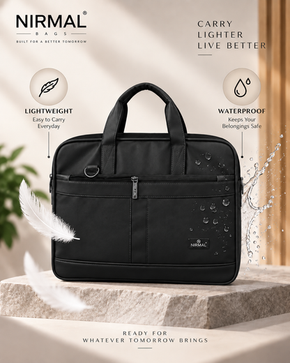 Nirmal Premium Beige Laptop Office Bag