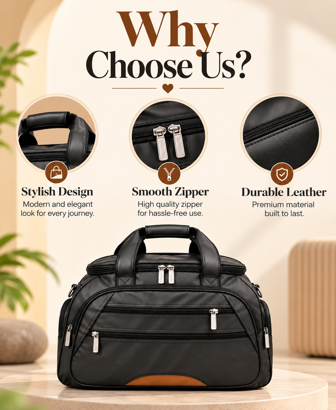 Nirmal Premium Waterproof Travel Bag