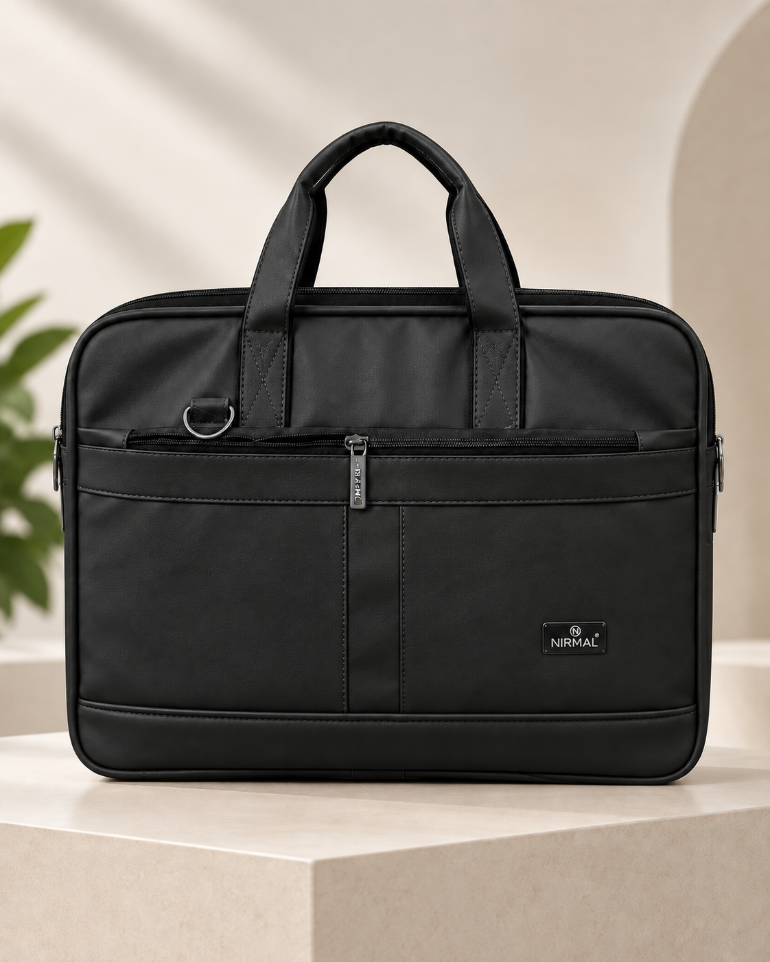 Nirmal Premium Beige Laptop Office Bag