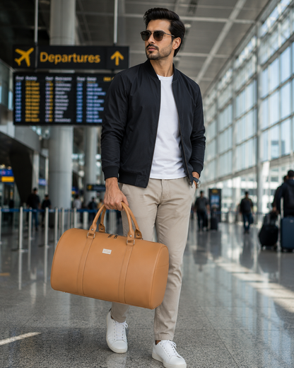 Nirmal Premium Brown Travel Duffel Bag