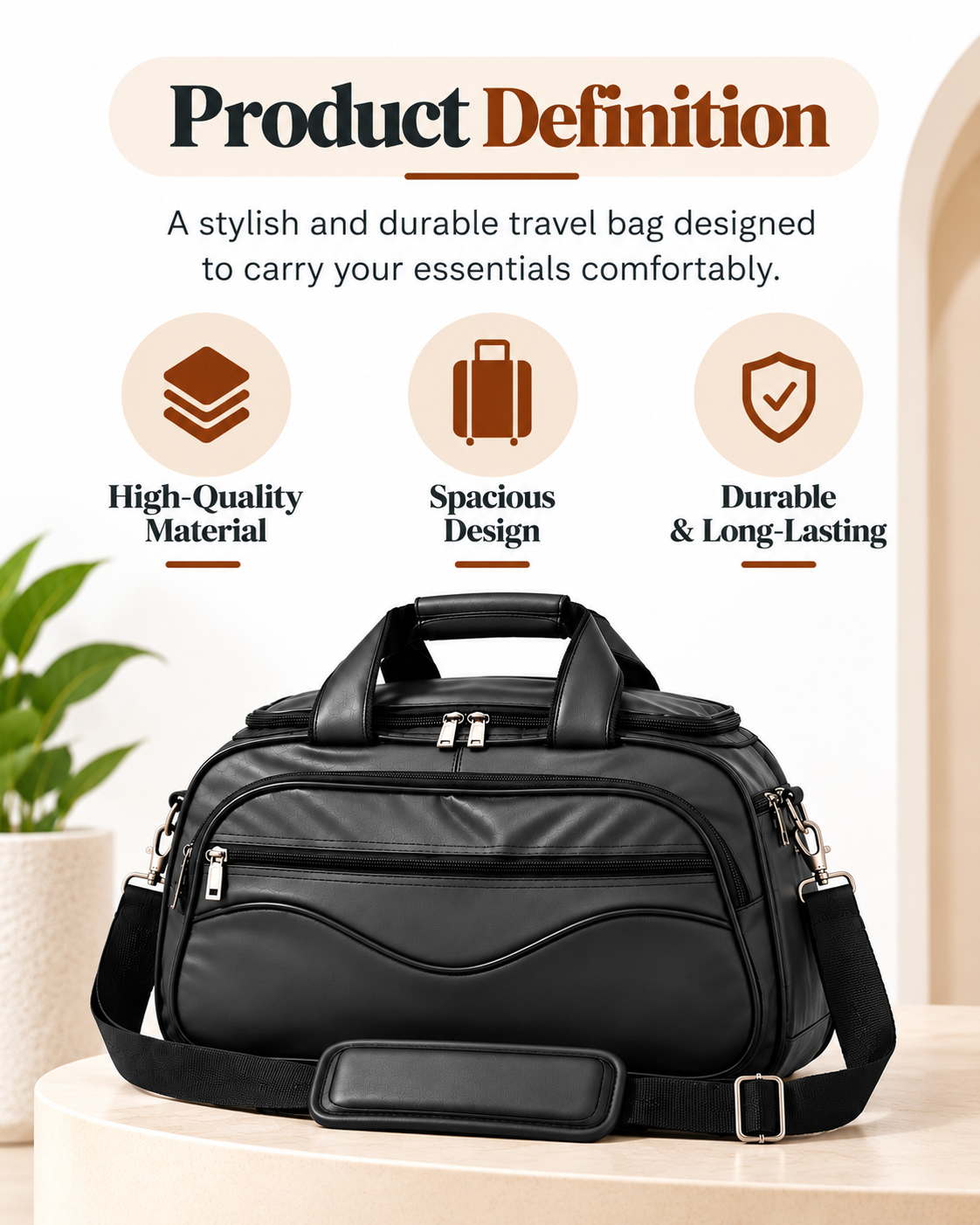 Nirmal Premium Waterproof Travel Bag