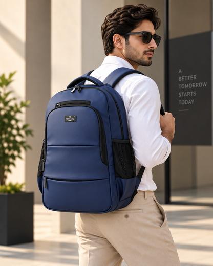 Nirmal Premium Blue Laptop Backpack