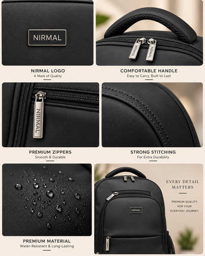 Nirmal Premium Blue Laptop Backpack
